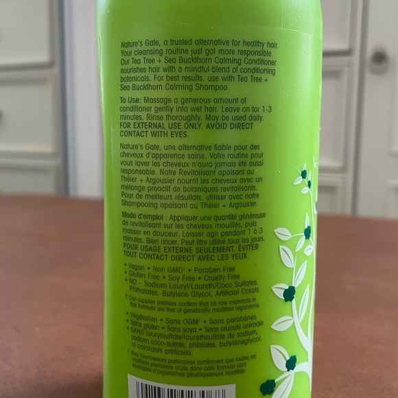 Nature’s Gate Wholistic Beauty Vegan Conditioner with Tea Tree and Sea Buckthorn - Picture 4 of 4